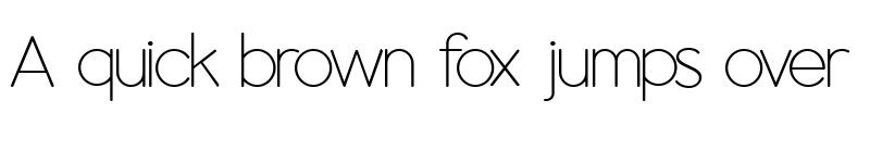 Preview of AURADEMO Regular font