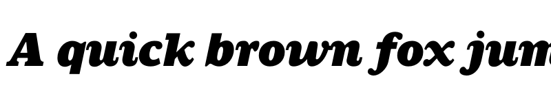 Preview of AureaUltra Italic font