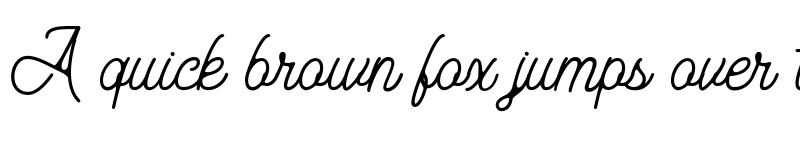 Preview of Aurelig Regular font