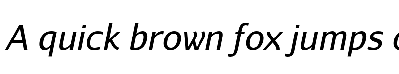 Preview of Aurulent Sans Italic font
