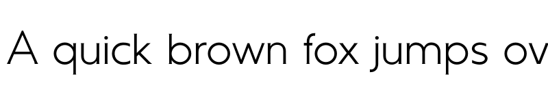 Preview of Ausion Personal Use Light font