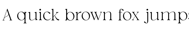 Preview of Austen Regular font