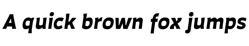 Preview of Auster Black Italic font