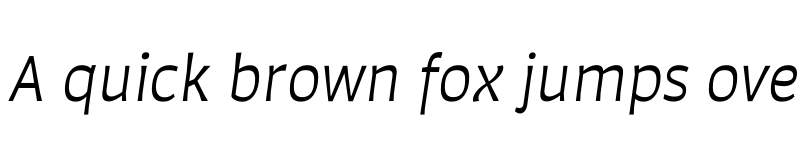 Preview of Auster Book Italic font