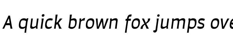 Preview of Auster Italic font