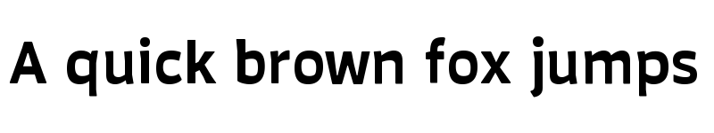 Preview of Auster Rounded W05 Semibold font