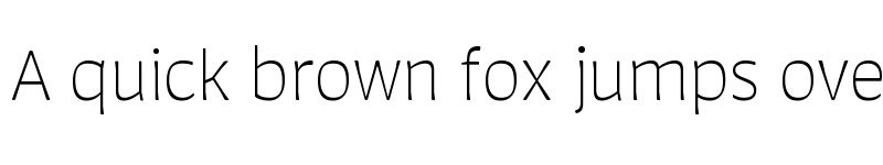 Preview of AusterRounded-ExtraLight Regular font