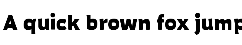 Preview of AusterRounded-Heavy Regular font