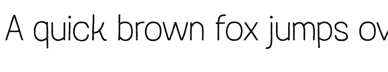 Preview of Austral Sans Stamp Thin font