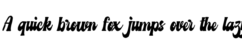 Preview of Authentique Regular font