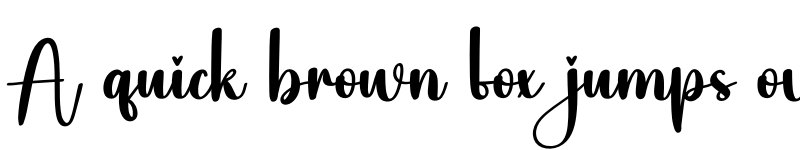 Preview of Author Regular font