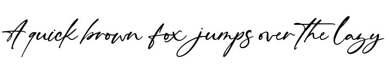 Preview of Author Think Regular font