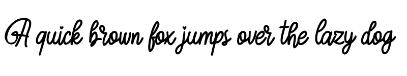 Preview of Autige FREE Regular font