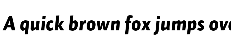 Preview of Auto Pro Black Italic 1 font