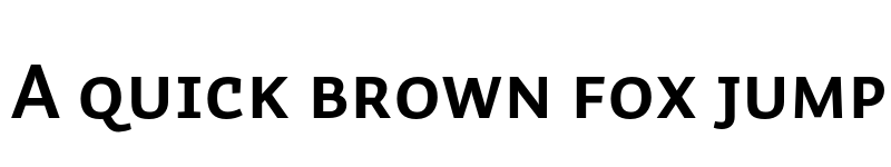 Preview of Auto Pro Bold Small Caps font