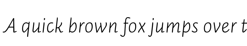 Preview of Auto Pro Light Italic 2 font