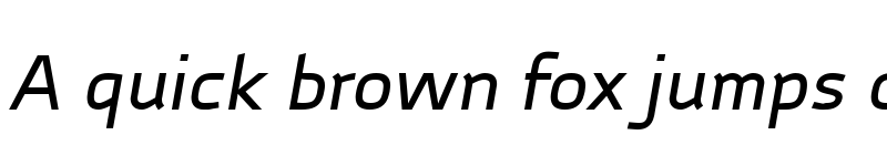 Preview of Autobahn Pro Medium Italic font