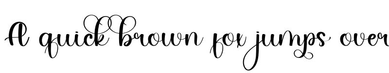 Preview of Autum Regular font