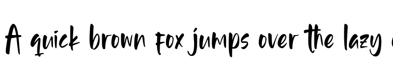 Preview of Autumnal Regular font