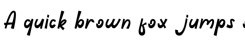 Preview of Auzbigo Regular font