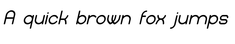 Preview of Available Italic font