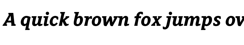 Preview of Avance Pro Bold Italic font