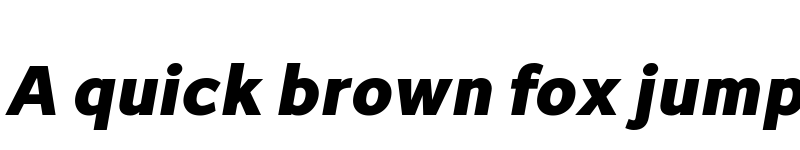Preview of Avancement 2020 Black Italic font