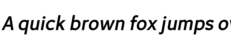 Preview of Avancement 2020 Medium Italic font