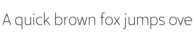 Preview of Avancement 2020 Thin font