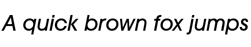 Preview of AvantGarde Md BT Medium Oblique font