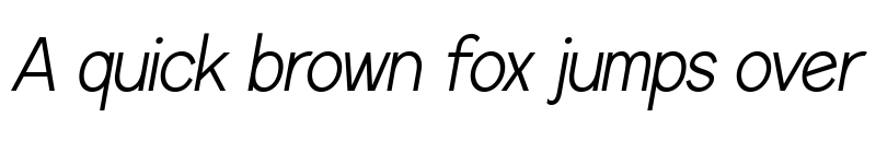 Preview of AVELINO MTL Italic font