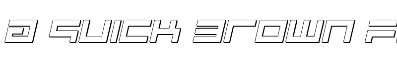 Preview of Avenger Shadow Italic Italic font