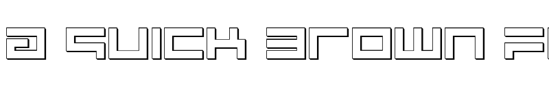 Preview of Avenger Shadow Regular font