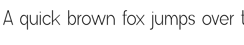 Preview of Avenis Light font