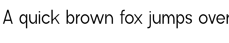 Preview of Avenis Semilight font