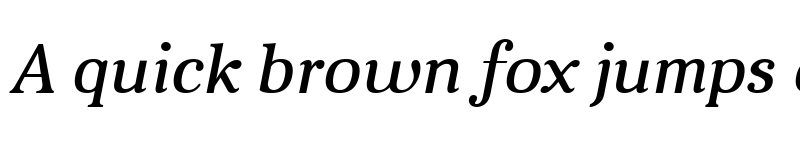 Preview of Aver Regular Italic font