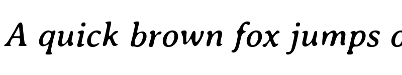 Preview of Averia Serif Italic font