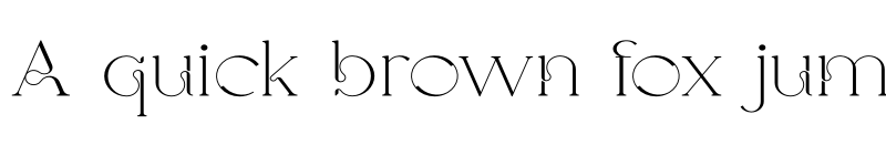 Preview of Averly Regular font