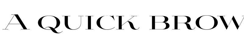 Preview of Aviano Didone Bold font