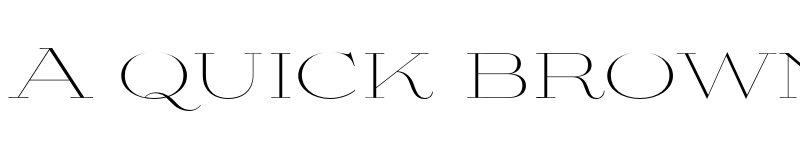 Preview of Aviano Didone Thin font