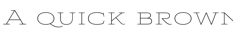 Preview of AvianoWedge-Th ? font