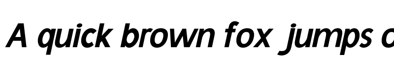 Preview of Avita Black Italic font