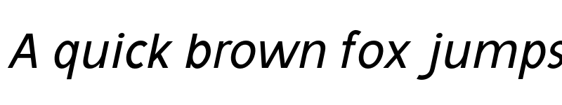 Preview of Avita Medium Italic font