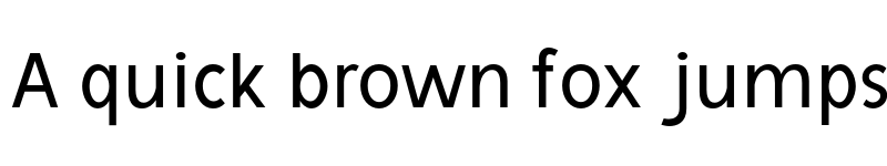 Preview of Avita Medium font