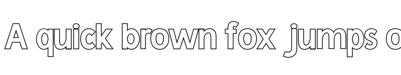 Preview of Avita Outline Outline Black font