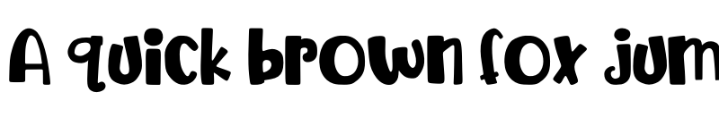 Preview of avocado Regular font