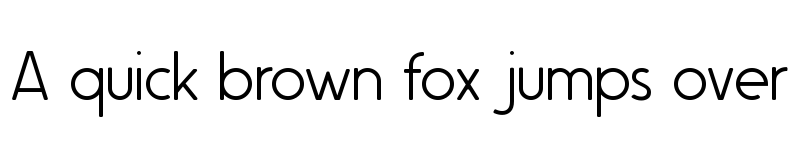 Preview of Avocado Sans Thin Regular font