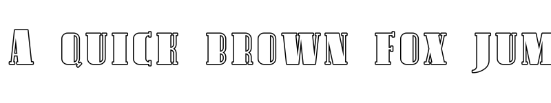 Preview of Avondale SC Outline Regular font