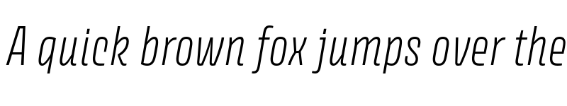 Preview of Avory I Latin Extralight Italic font