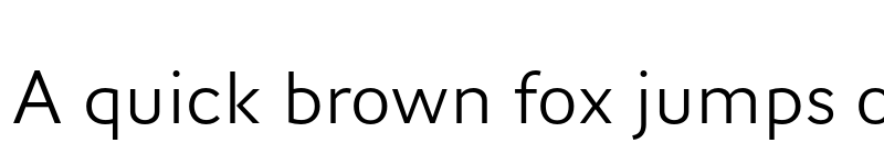 Preview of AWConqueror Std Sans Light font
